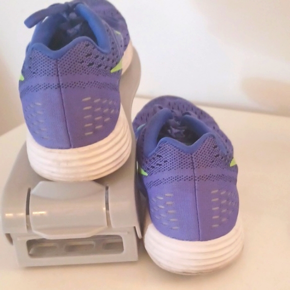 Nike Lunar Tempo Purple Green Women's Sneakers Trainers Running GUC 10 - Picture 3 of 8